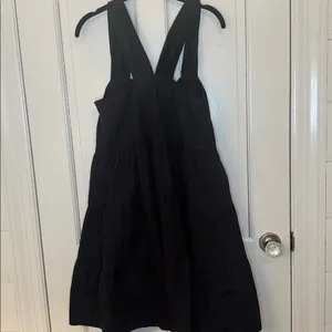 Banana‎ Republic Elegant Black Tiered Dress size XS EUC thumbnail 4
