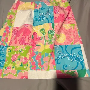 Lilly Pulitzer patchwork‎ skirt vintage size 0 thumbnail 5