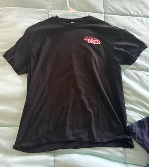 Beer shirt Black Size 2XL thumbnail 1