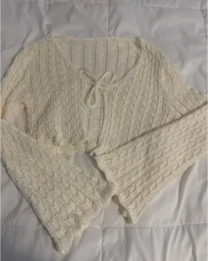 Shein Knit Cropped Sweater thumbnail 1