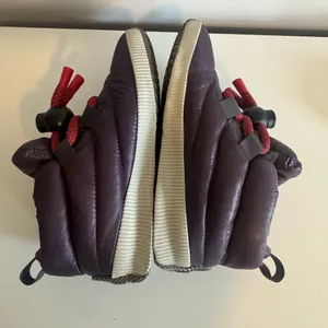 Sorel Free People Snow Boots Women Out N About Puffy Lace Dark Plum 9 thumbnail 9