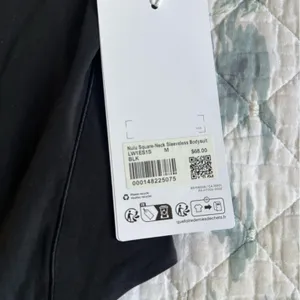 Lululemon Wundermost Ultra-Soft Nulu Square-Neck Sleeveless Bodysuit Black M thumbnail 12