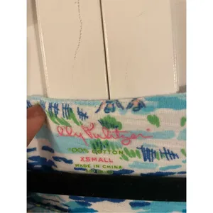 Lilly Pulitzer high tide boatneck 3/4 sleeve dress beach umbrella print thumbnail 6