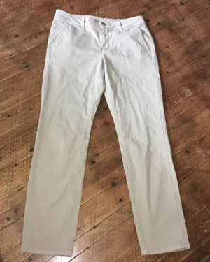 American Eagle skinny 10 short off white jeans thumbnail 1