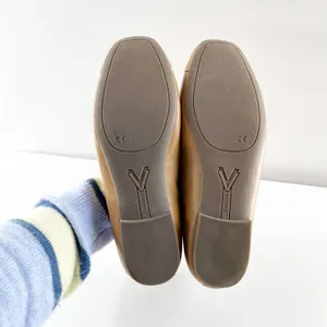 Vionic Klara Leather Slip On Cap-Toe Ballet Flats Brown Nappa Leather US 8 thumbnail 8