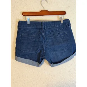 Old Navy Denim Shorts Womens 8 Blue Cuffed Casual Summer Jean‎ Shorts thumbnail 5