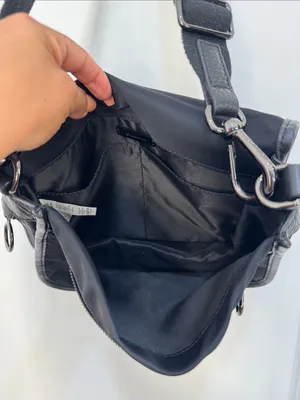 Lululemon Now & Always Crossbody bag Black Nylon Leather Trim thumbnail 5