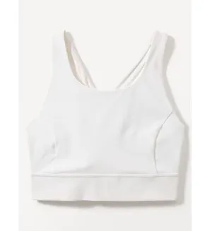 Athleta S Train Free Longline Sports Bra Bright White Small D-DD thumbnail 3