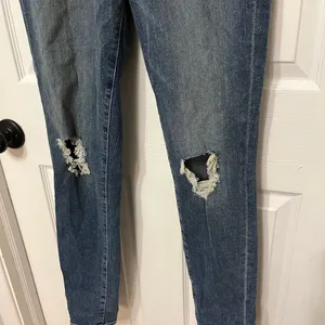 Good American Good Legs‎ Indigo Blue Distressed Size 2 / 26 thumbnail 5