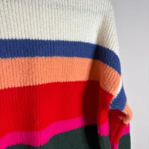 Fantastic Fawn chunky colorful striped sweater thumbnail 2