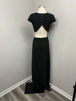 Lulu’s Conversation Black Cutout Maxi Dress  thumbnail 10