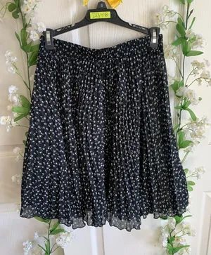 Small Flowers Midi Skirt thumbnail 1