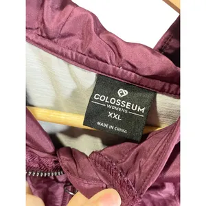 Colosseum Womens‎ Quilted Zip Hoodie Jacket XX-Large Virgina Tech Burgundy/Gray thumbnail 3
