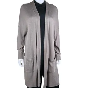 Sejour Nordstrom Open Front Midi Cardigan Sweater Plus Size 1X thumbnail 5