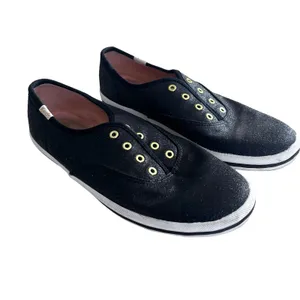 Keds x Kate Spade Glitter Sneakers Black Size 5M Champion Coquette Party thumbnail 3