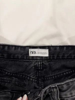 ZARA Jean Cargo Mini Skirt thumbnail 2