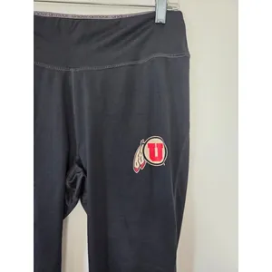 Under Armour Fitted Capri Leggings University Of Utah Utes Black Running Large thumbnail 3