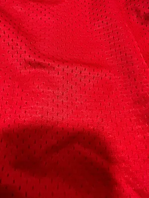 Alleson Athletic Mesh Tech Basketball Shorts Red thumbnail 2