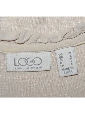 LOGO By Lori Goldstein Ladies Brown Tank Top Size M Casual Neutral Closet Staple thumbnail 7