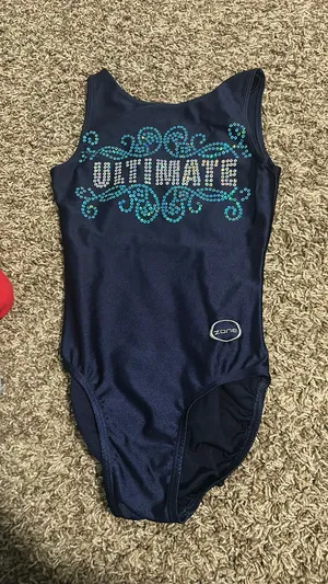 Ozone Gymnastics Leotard Blue Size XS thumbnail 1
