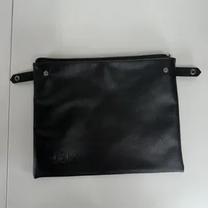 BEIS Large Pouch Travel Organizer Faux Leather Zip Top Clutch Black Accesory thumbnail 2