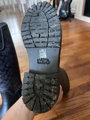 Coach Tall Rain Boots Black Size 9 thumbnail 5