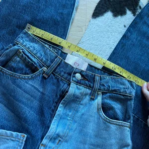 REVICE Matchmaker Love at First Sight Jeans Size 25 Patchwork High Rise Blue‎ thumbnail 7