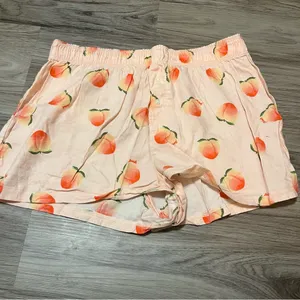 PINK Victoria’s Secret Peach Emoji Boxy PJ’s Bottom; Small thumbnail 2