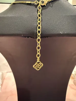 Kendra Scott | Gold Plated & Pink Opal Elisa Pendant Necklace | #89 thumbnail 5