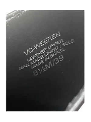 Vince Camuto 𖤐 Weeren Heel Mule Boot Bootie 𖤐 Black Leather 𖤐 8.5M 𖤐 Worn Once thumbnail 5