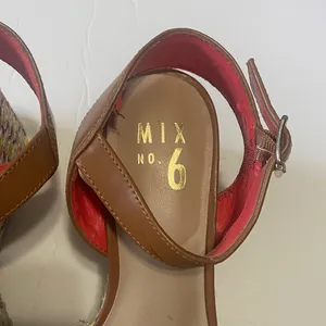 Mix No. 6 Brown Multicolor Woven Wedges thumbnail 2