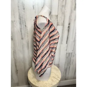 Anthropologie Postmark Malu Striped Sweater medium Multi color space dye thumbnail 6