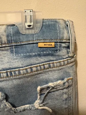 Mother Superior The Rascal ankle undone distressed size‎ 25 Sample Blue thumbnail 12