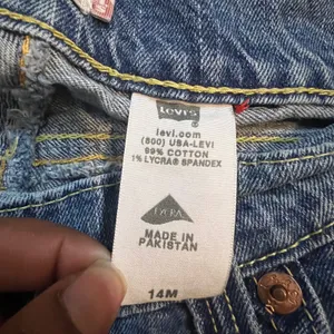 Levis 542 Low Flare Jeans Womens 14M Medium Wash Blue Flap Pocket Stretch‎ Denim thumbnail 3