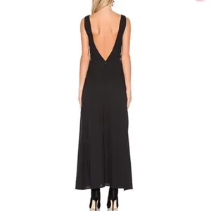 FINDERS KEEPERS Black Amos Dress Size Slits Cut Outs Lace Up‎ Maxi Size Small thumbnail 3