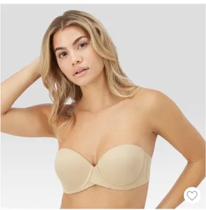 Nude Strapless Maidenform Bra thumbnail 1