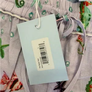 NWT Hill House Sea Creatures Linen Wide Leg Pants Women’s Size L thumbnail 4