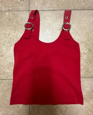Y2k dynamic seamless ribbed tank top thumbnail 1