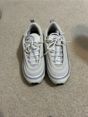 Nike Air Max 97 White with Light Blue Accents thumbnail 2