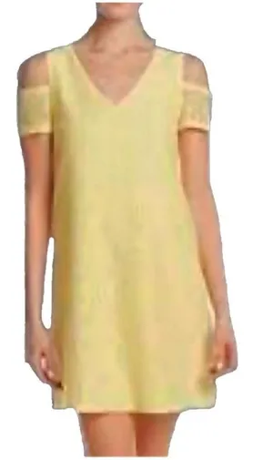 NWT Madison Leigh size 10 yellow lace dress thumbnail 1