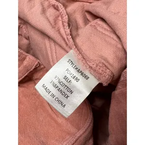 Anniewear Wide Leg Pants Small Clay Pink Utility High Rise Straight Leg Casual thumbnail 5