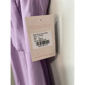 NWT Birdy Grey Amy Lavender Chiffon Maxi Dress Size M thumbnail 3