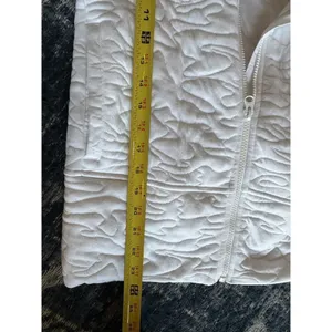 Dick's Sporting Goods DSG Women's Small Hooded Full Zip Sweatshirt White Quilted thumbnail 6