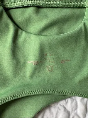 Green Aerie longline sports bra thumbnail 3