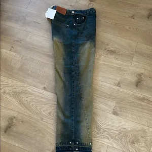 Aelfric Eden Faded Denim Stud Jeans, Size 27 NWT thumbnail 3