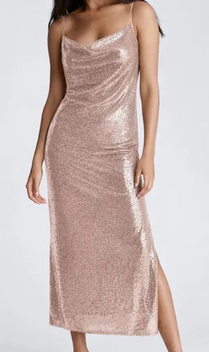 Kenneth‎ Cole - Rose Shimmer Sequin Slip Dress thumbnail 1