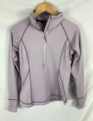 Eddie Bauer Purple 1/4 Zip Activewear Top Long Sleeve Size Small thumbnail 1