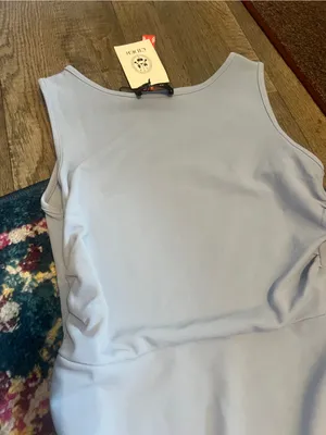 NWT cider boat neck blue maxi dress size S thumbnail 9