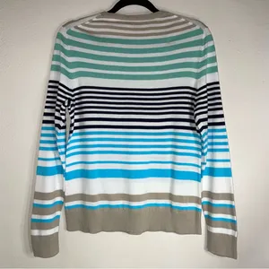 Brooks Brothers M Cotton Crew Neck Striped Sweater Long Sleeve thumbnail 6