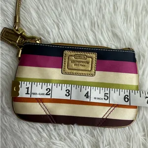 y2k COACH Legacy Multicolor Wristlet thumbnail 9